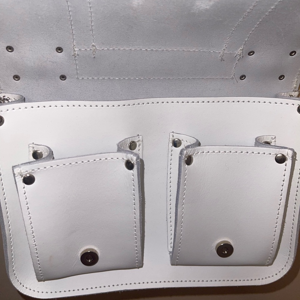 Grafea Micro Satchel White and Light Blue - Picture 4 of 8